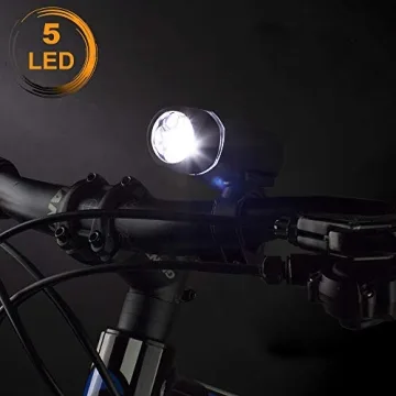BV Bicycle Light Set for Safe Night Rides - Super Bright LED
