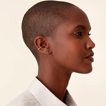 PAVOI 14K Gold Plated Cubic Zirconia Sparkling Ear Cuffs