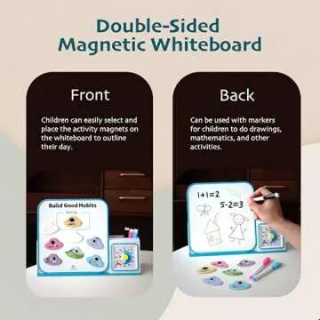 LifeLAZA Visual Schedule with Timer for Kids