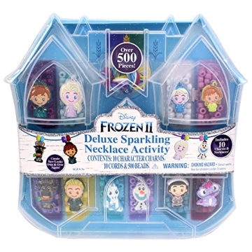 Disney Frozen 2 Deluxe Necklace Craft Kit 500+ Pieces