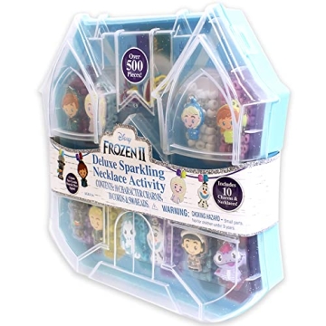 Disney Frozen 2 Deluxe Necklace Craft Kit 500+ Pieces