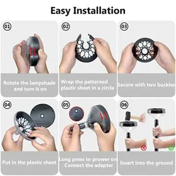 Solar Pathway Lights 12 Colors Remote Control for Outdoors