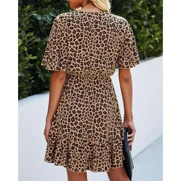 KIRUNDO Women's Casual Summer Dresses - Ruffle & Print Styles