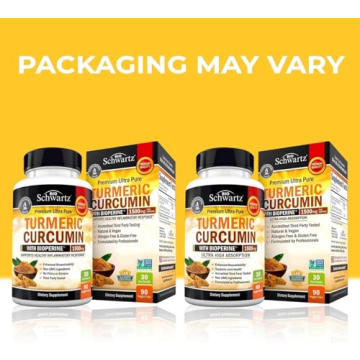 Turmeric Curcumin 1500mg with Black Pepper Extract for Joint Support