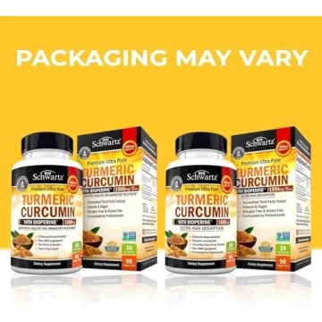 Turmeric Curcumin 1500mg with Black Pepper Extract for Joint Support