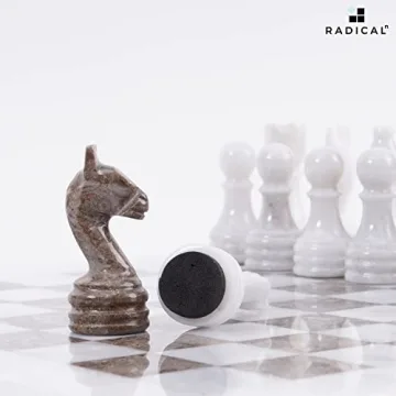 Elegant Radicaln Marble Chess Set for Adults and Teens
