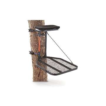 Guide Gear Hang On Tree Stand for Hunting with Seat and Foot Platform, Deer Hunting Accessories