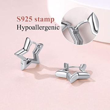 FindChic Star Earrings Lightweight Hypoallergenic Jewelry