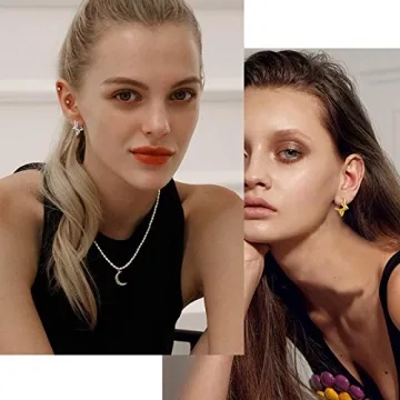 FindChic Star Earrings Lightweight Hypoallergenic Jewelry