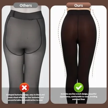 Warm Fleece Lined Tights for Women - UISLII