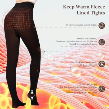 Warm Fleece Lined Tights for Women - UISLII