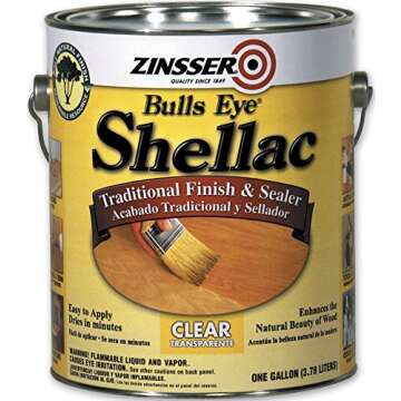 Rust-Oleum 301 Clear Zinsser Bulls Eye Shellac, 1 Gallon