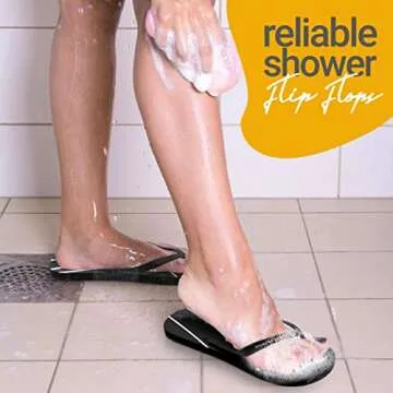 Shower Shoez Women's Non-Slip Pool Dorm Flip Flops