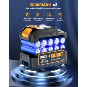 Powerful Cordless Leaf Blower with Extended Nozzle Design