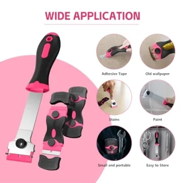 Ywmoml Razor Blade Scraper Set - 60 Blades for All Uses