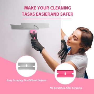 Ywmoml Razor Blade Scraper Set - 60 Blades for All Uses