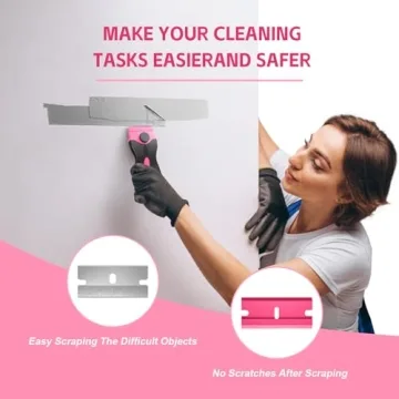 Ywmoml Razor Blade Scraper Set - 60 Blades for All Uses