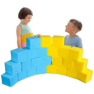 TAYUQEE Foam Pit Cubes 24PCS Safe Kids Play Blocks