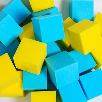 TAYUQEE Foam Pit Cubes 24PCS Safe Kids Play Blocks