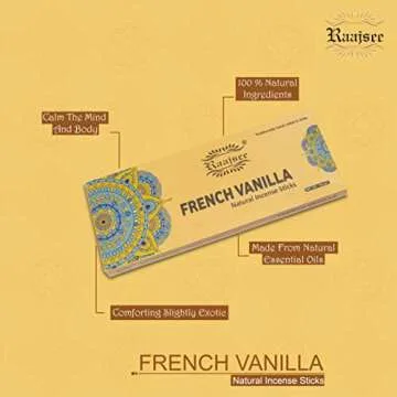 Raajsee 100% Natural Incense Sticks for Relaxation & Meditation