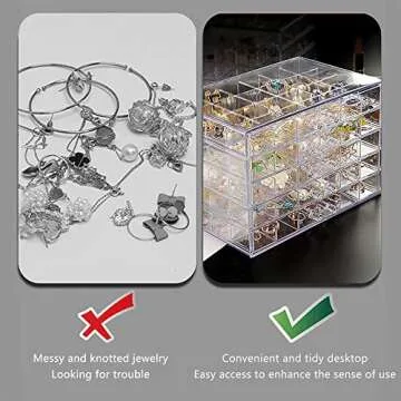Clear Acrylic Jewelry Storage Box for Effortless Organization
