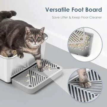 2 Pack Deep Stainless Steel Litter Box for Big Cats