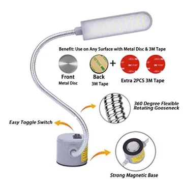 EVISWIY LED Sewing Machine Light with Magnetic Base