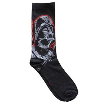 Official Star Wars Darth Vader and Yoda Men's Socks 2 Pack