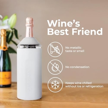 Vinglacé Wine Bottle Insulator - Elegant Portable Chiller
