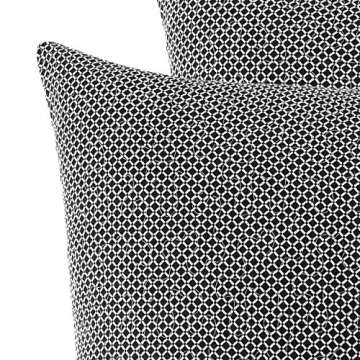 Laura Ashley Home Euro Sham Set: Soft Cotton Vintage Shams (Amberley Black, 2 Piece)