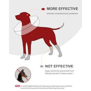 MIDOG Dog Cone Collar, Inflatable Dog Neck Donut Collar Alternative After Surgery, Soft Protective Recovery Cone for Small Medium Large Dogs and Cats Puppies - Alternative E Collar (Gray, M)