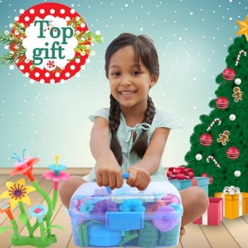 BIRANCO Flower Garden Building Set for Ages 3-6