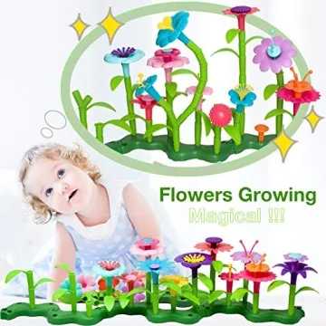 BIRANCO Flower Garden Building Set for Ages 3-6