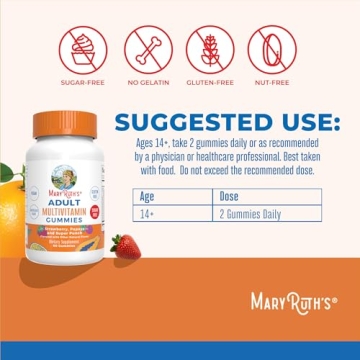 Vegan Multivitamin Gummies Sugar-Free Non-GMO Adults