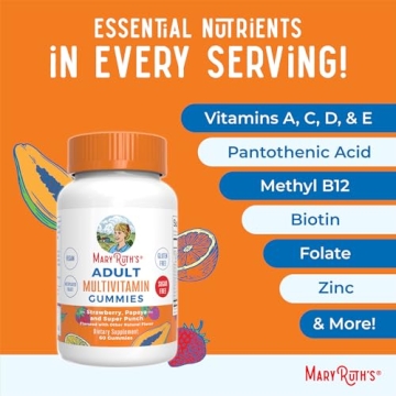 Vegan Multivitamin Gummies Sugar-Free Non-GMO Adults