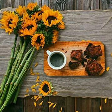 Cindeer Set of 20 Gauze Cheesecloth Napkins Rustic Boho Dinner Wrinkled Cloth Decorative Napkins for Home Wedding Party Dinner Table Decoration 19.7 x 19.7 Inch(Camel Color)