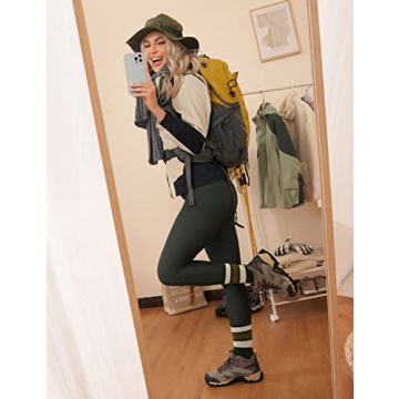 CRZ YOGA Thermal Fleece High Waisted Leggings Winter Comfort