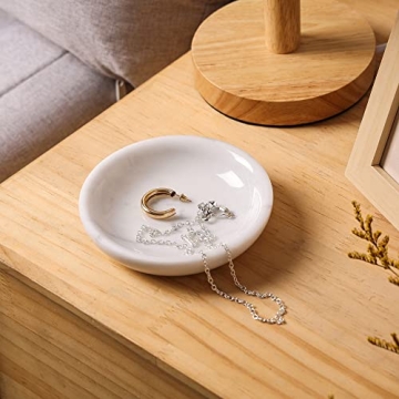 Elegant Natust Marble Jewelry Tray for All Occasions