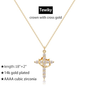 Chic Tewiky Cross Necklace for Women - Faith & Style