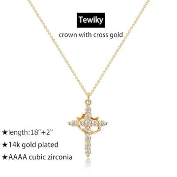 Chic Tewiky Cross Necklace for Women - Faith & Style