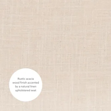 Stylish Linon Kingston Acacia Counter Stool For Your Home