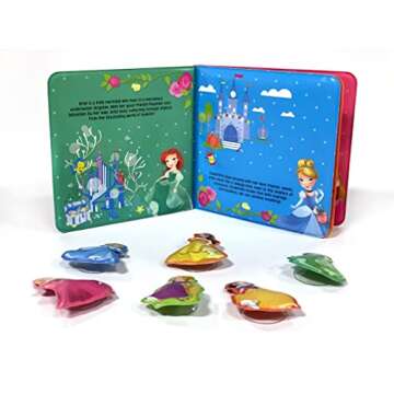 Disney Princess Bath Time Books - Fun Bath Activity Books