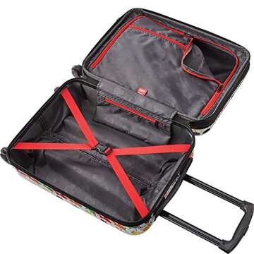 American Tourister Disney Hardside Luggage with Spinner Wheels, Mickey Mouse 2, 2-Piece Set (18/21)