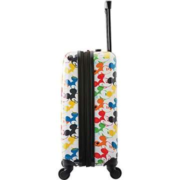 American Tourister Disney Hardside Luggage with Spinner Wheels, Mickey Mouse 2, 2-Piece Set (18/21)