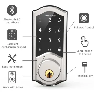 Keyless Smart Deadbolt for Easy Home Security