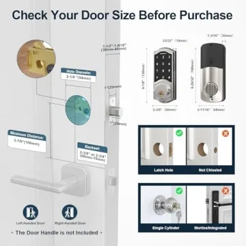 Keyless Smart Deadbolt for Easy Home Security