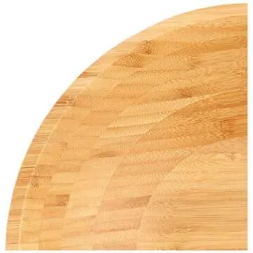 Lipper Bamboo Wood Salad Bowl Set with Utensils - 7 Pieces