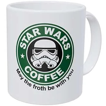 Wampumtuk Starwars Froth Be With You 11oz Funny Mug