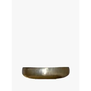 Elegant Candle Set in Silver Gold Finish