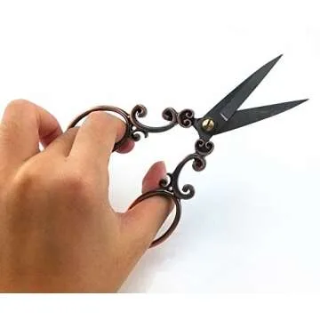 yueton Vintage European Embroidery Scissors for Crafters